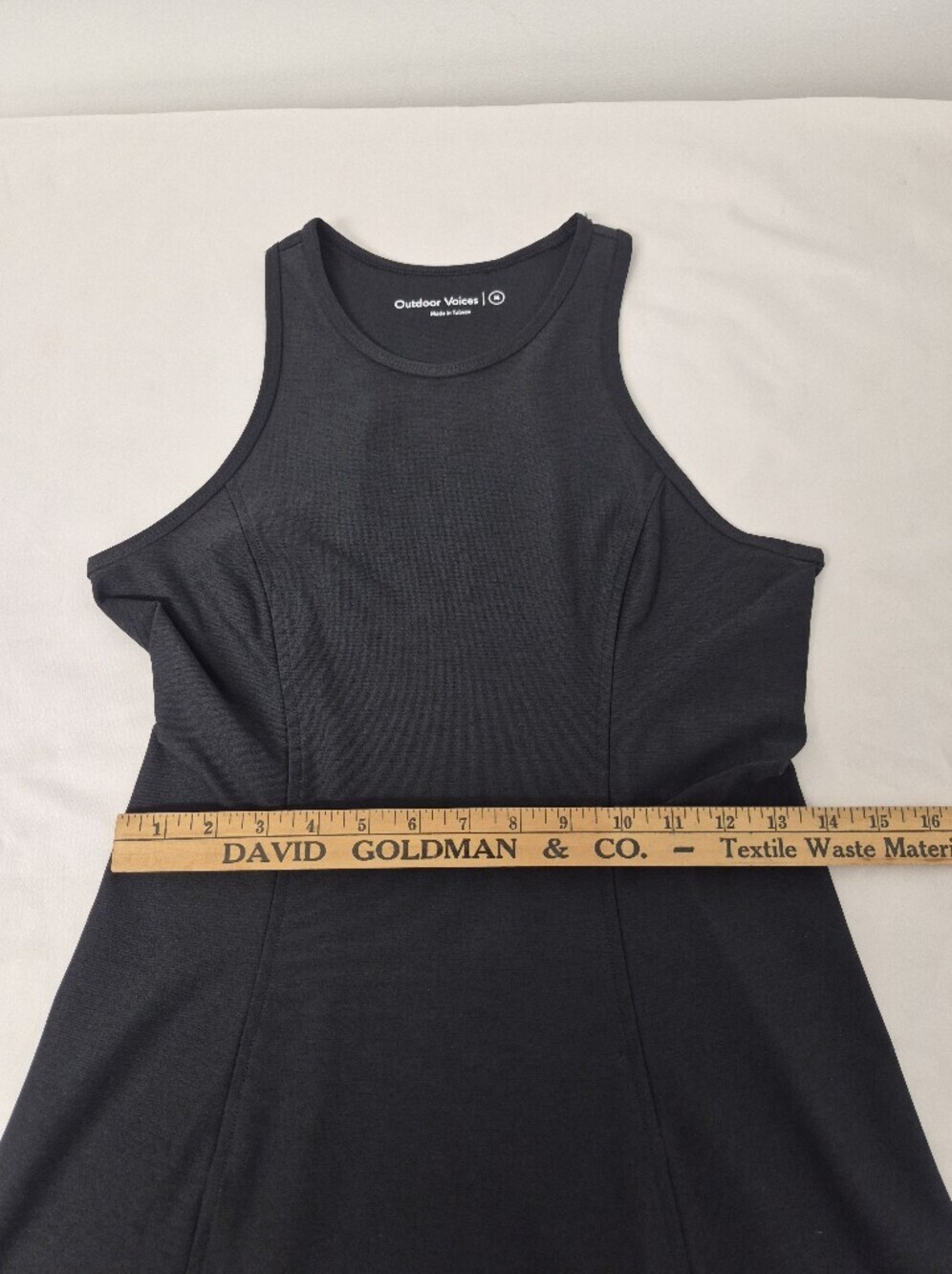 NWOT Outdoor Voices Athena Black Athletic Mini Dress sz M 245236 - Picture 4 of 8